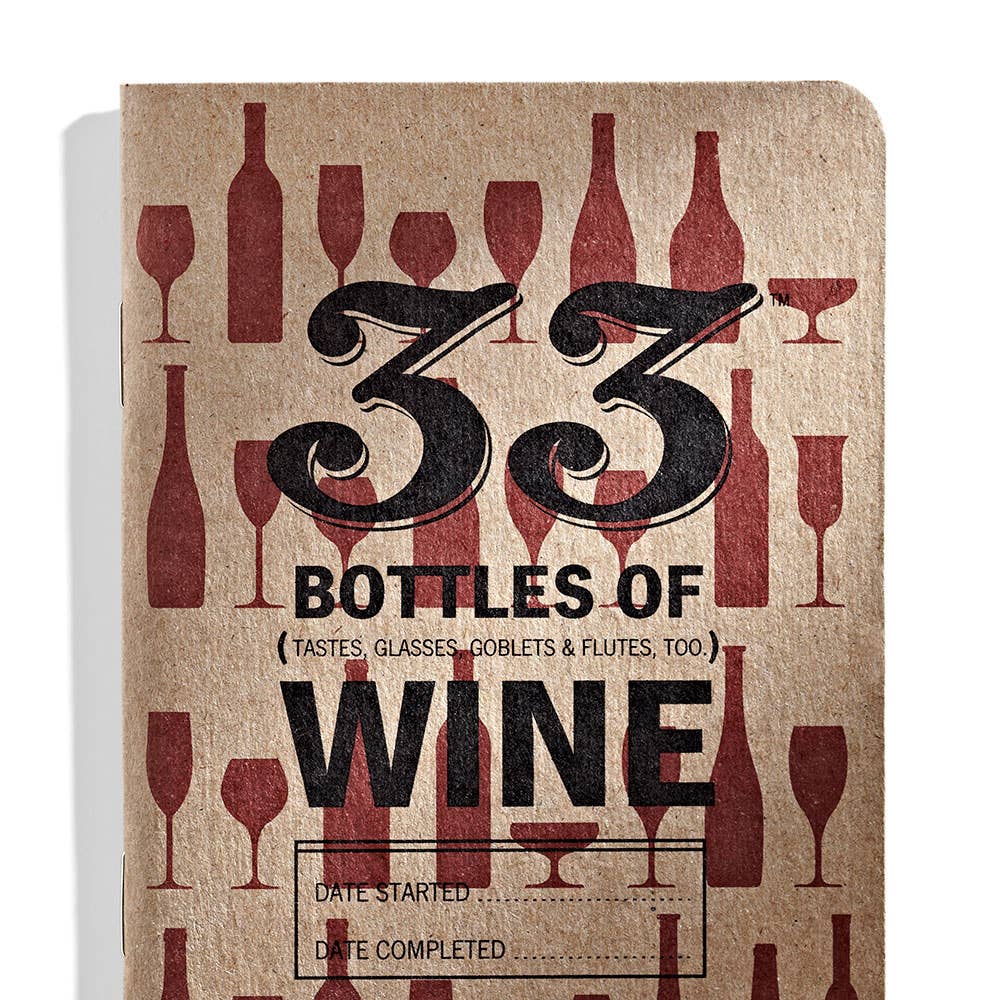 33 Bottles Of Wine Journal — 33 Books Co. gift item