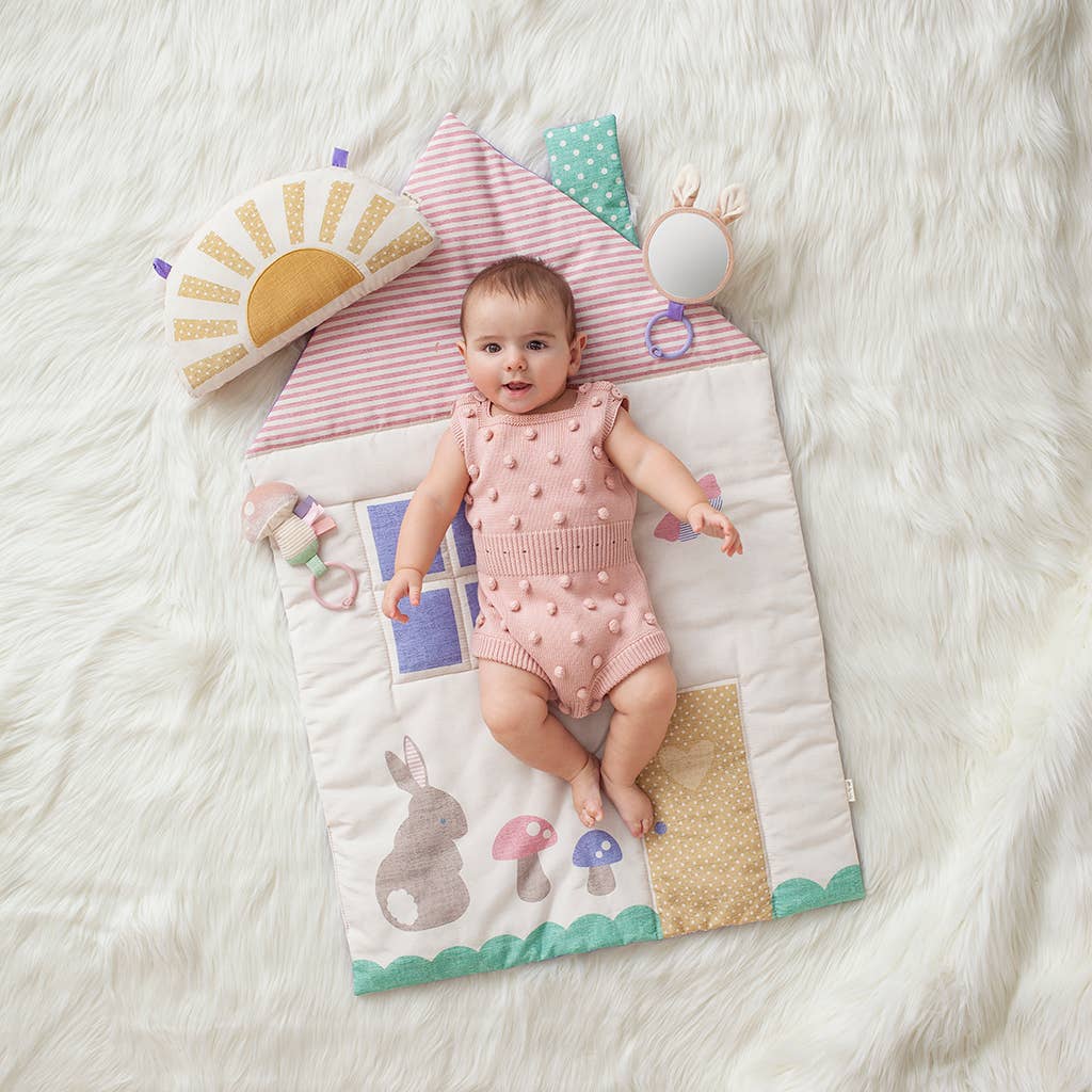 Bitzy Bespoke Ritzy Tummy Time™ Cottage Play Mat - Premium  from Itzy Ritzy - Just $49.99! Shop now at Pat's Monograms