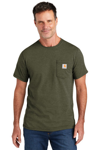 Carhartt Force® Short Sleeve Pocket T-Shirt - Premium Workwear from Carhartt - Just $39.0! Shop now at Pat's Monograms