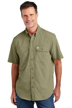Carhartt Force ® Solid Short Sleeve Shirt - CT105292 - Premium Workwear from Carhartt - Just $68.95! Shop now at Pat's Monograms
