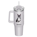 Boston Terrier 40 oz Tumbler with Handle — E&S Pets