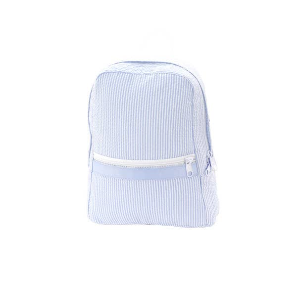 Small Seersucker Backpacks - Premium Backpack from Mint - Just $26.95! Shop now at Pat's Monograms
