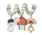Itzy Bitzy Spiral Car Seat Activity Toy Farm — Itzy Ritzy
