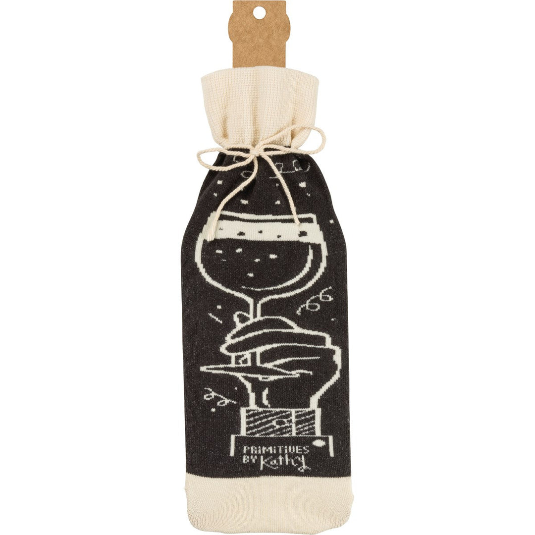 Bottle Sock - Toast The Host With The Most - Premium wine accessories from Primitives by Kathy - Just $5.95! Shop now at Pat's Monograms