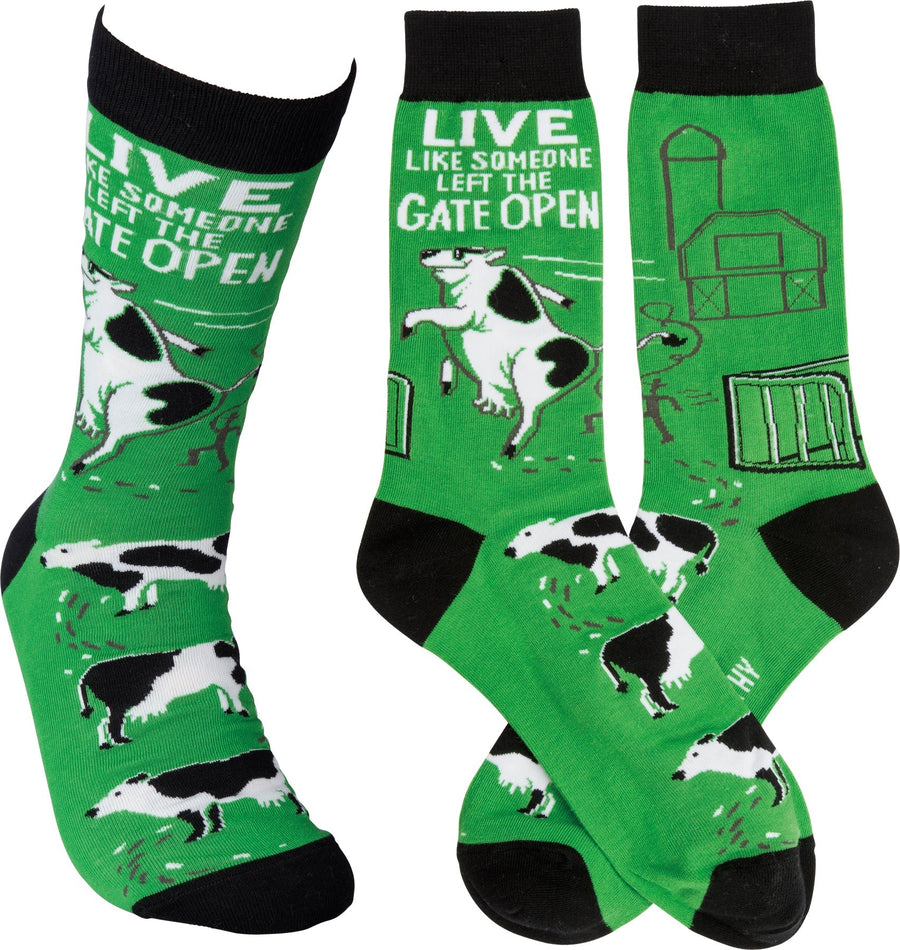 Live Like - Premium Socks from Primitives by Kathy - Just $7.95! Shop now at Pat's Monograms