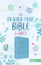 The Prayer Map Bible for Girls NLV [Sky Blue Shimmer] — Barbour Publishing, Inc. Books and Devotionals