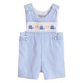 Blue Striped Whale Smocked Jon Jons — Lil Cactus Baby & Toddler Outfits