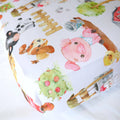 Standard Size Fitted Crib Sheet - Farm Animals — Honey Lemonade