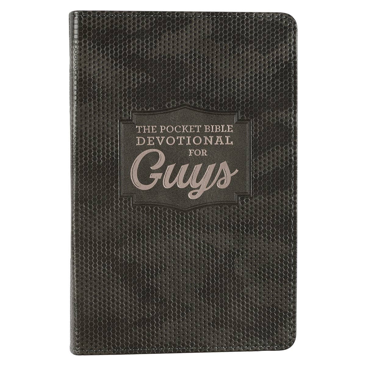 Pocket Devotional for Guys Lux Camo - Premium Books and Devotionals from Christian Art Gifts - Just $14.99! Shop now at Pat's Monograms