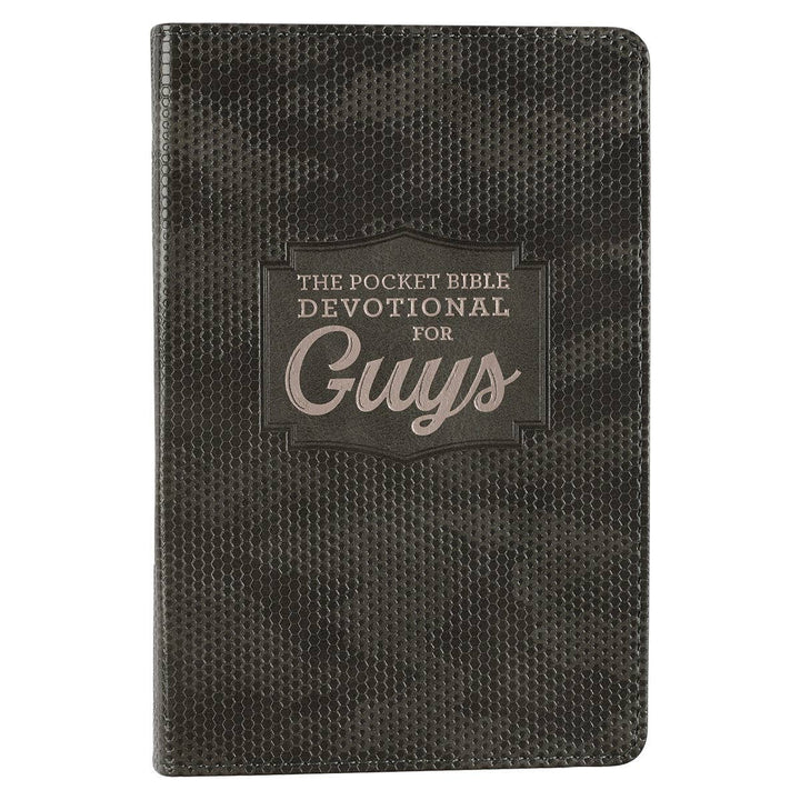Pocket Devotional for Guys Lux Camo - Premium Books and Devotionals from Christian Art Gifts - Just $14.99! Shop now at Pat's Monograms