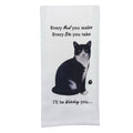 Black and White Cat Kitchen Towel — E&S Pets Home Textiles