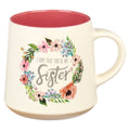 Sister Ceramic Coffee Mug with Clay Dipped Base - Ecclesiast — Christian Art Gifts gift item