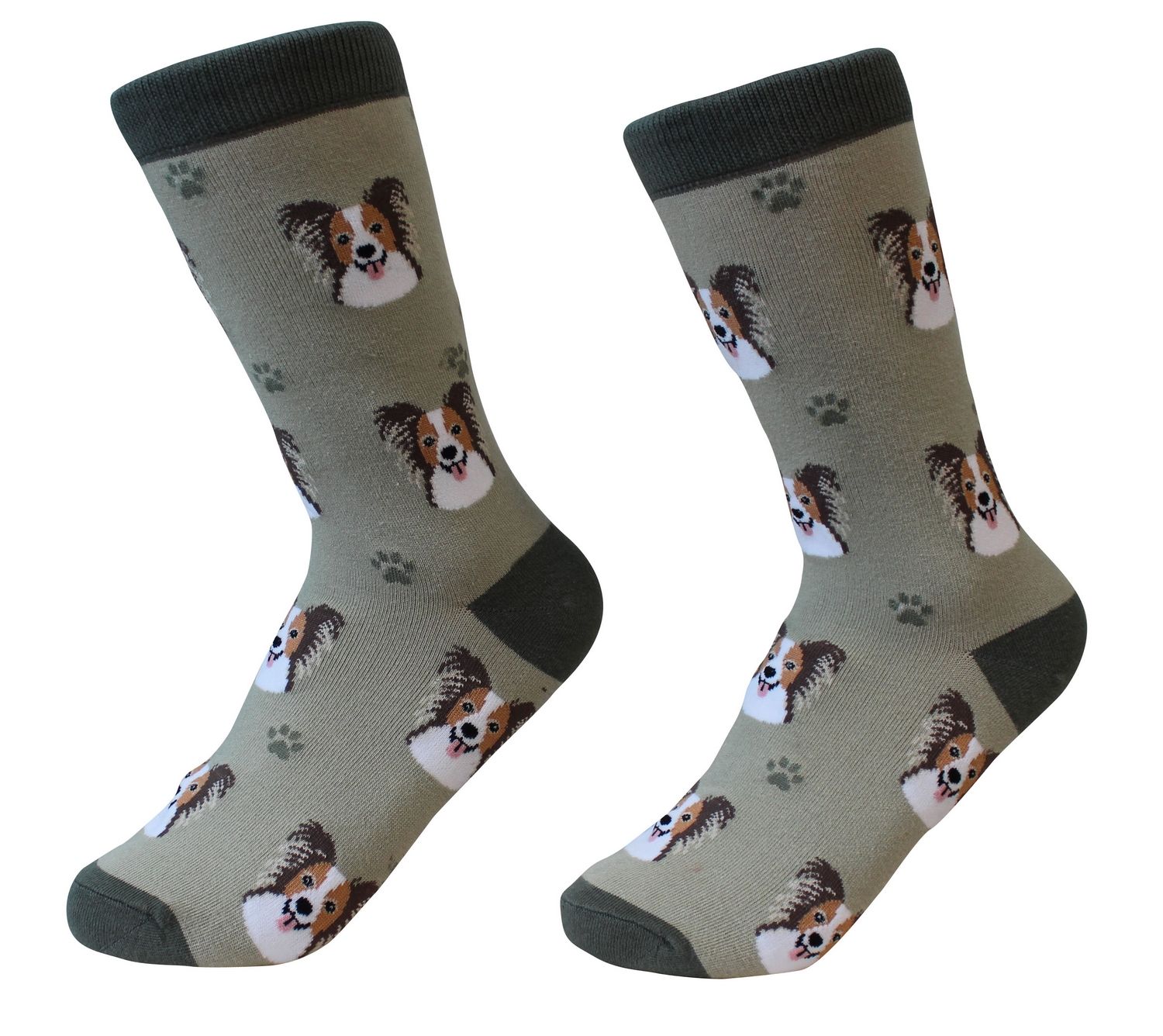 Papillon Dog Socks - Premium Socks from Sock Daddy - Just $10.95! Shop now at Pat's Monograms