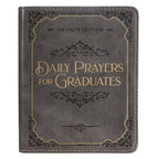 Daily Prayers for Graduates Gray Faux Leather Devotional — Christian Art Gifts Books and Devotionals