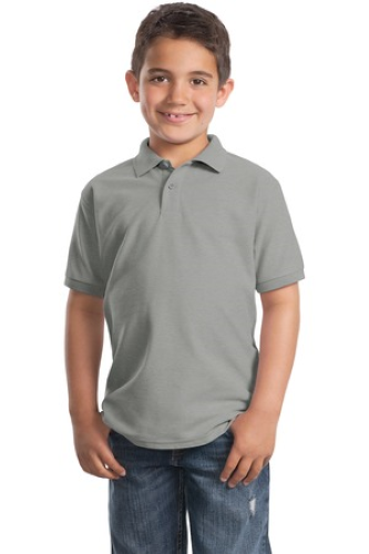 Veritas -Y500 Port Authority Unisex Youth Silk Touch Polo - Premium School Uniform from Pat's Monograms - Just $18! Shop now at Pat's Monograms