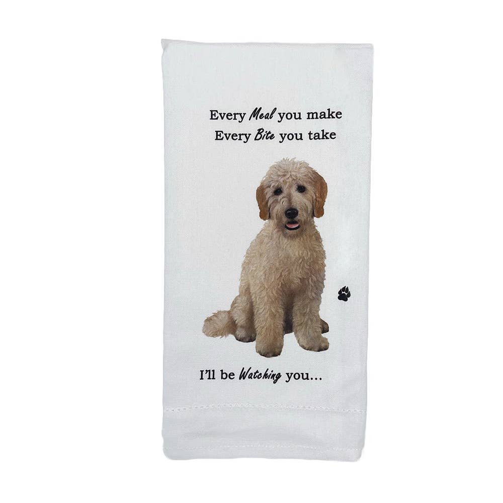 Goldendoodle Kitchen Towel - Premium Kitchen Towels from E&S Pets - Just $10.95! Shop now at Pat's Monograms