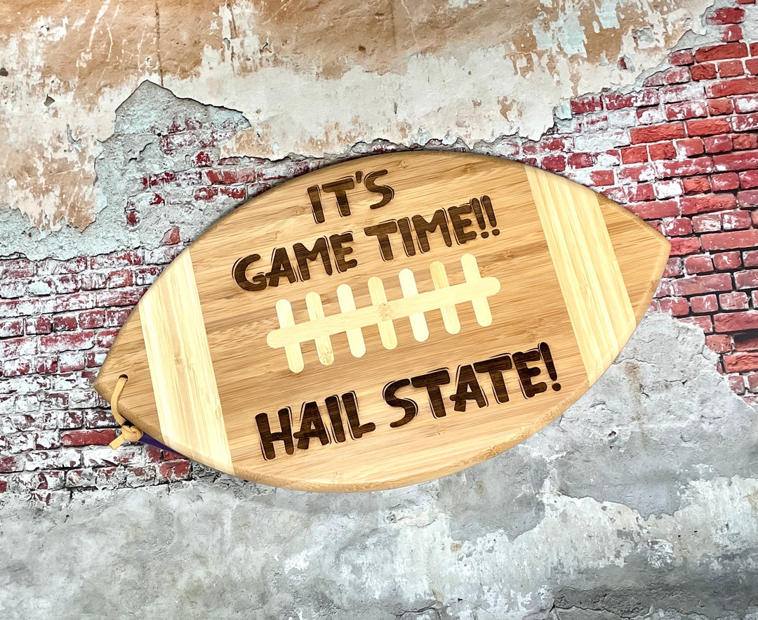 Game Day Football Serving Board - Premium Housewares from Pat's Monograms - Just $28.95! Shop now at Pat's Monograms