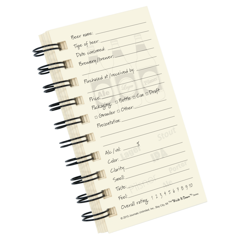 Mini- Beer Journal — Journals Unlimited Gifts