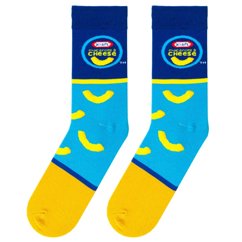 Kraft Macaroni & Cheese Crew Socks - Premium Socks from Crazy Socks - Just $8! Shop now at Pat's Monograms