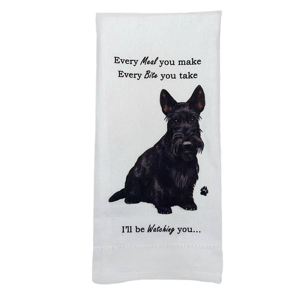 Scottie Dog Kitchen Towel - Premium Kitchen Towels from E&S Pets - Just $10.95! Shop now at Pat's Monograms