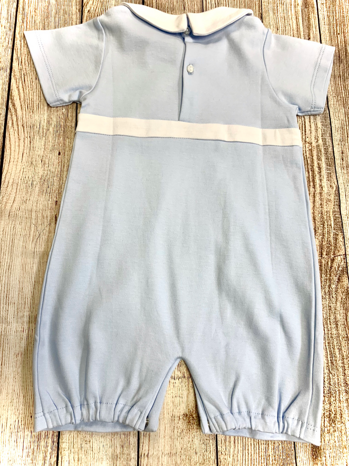 Paty Boy Blue Shortall - Premium Infant Wear from Paty INC. - Just $29.95! Shop now at Pat's Monograms