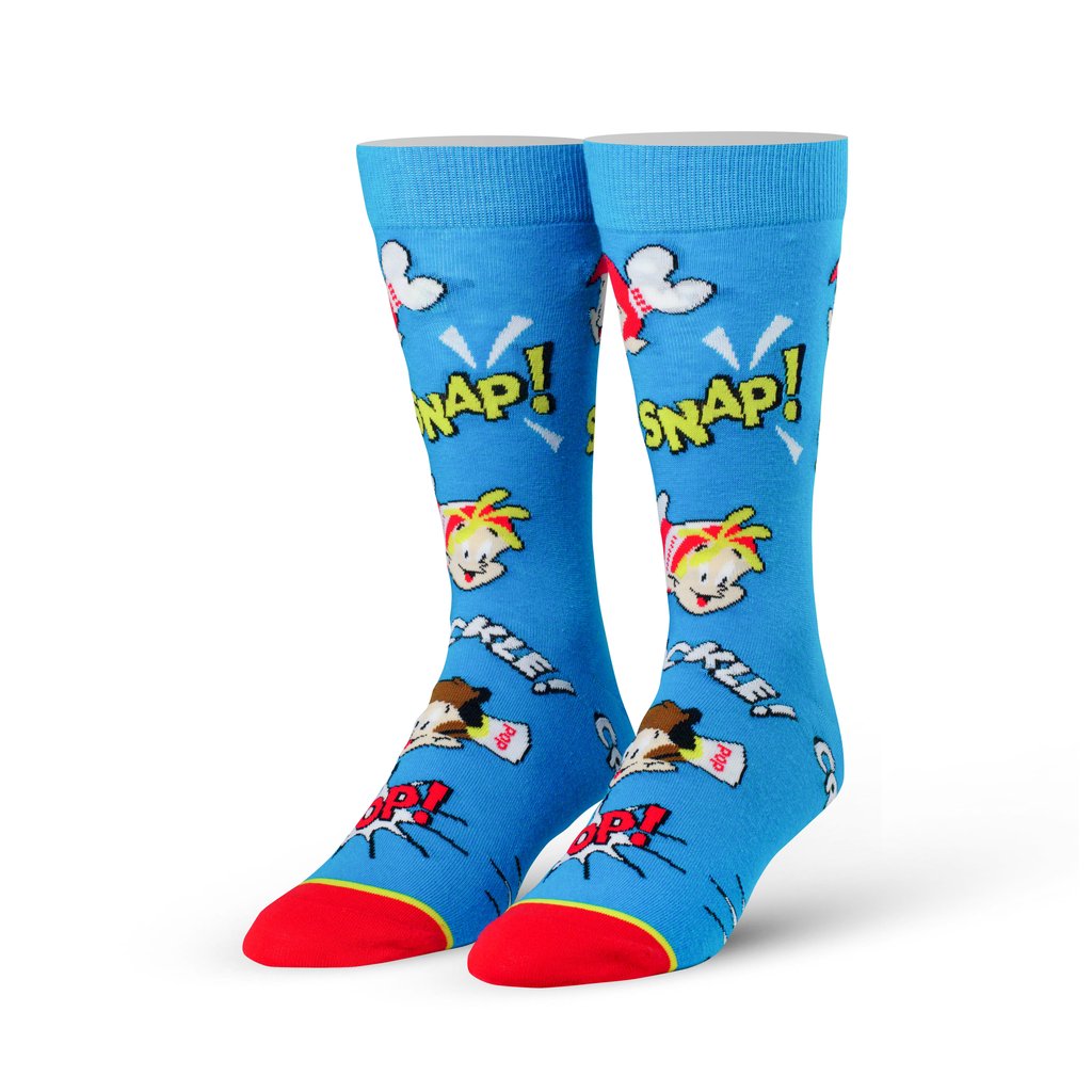 Snap, Crackle, Pop Rice Krispies Socks - Premium Socks from Cool Socks - Just $9.95! Shop now at Pat's Monograms