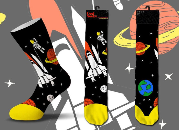 Spaceman Socks - Premium Socks from Cool Socks - Just $9.95! Shop now at Pat's Monograms