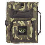 Camouflage Tri-Fold Organizer Bible Cover — Christian Art Gifts Books and Devotionals