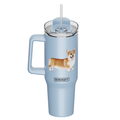Welsh Corgi 40 oz Tumbler with Handle — E&S Pets Tumblers