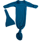 Blue Mommy Labor and Delivery/ Nursing Gown — Three Little Tots Nursing & Feeding