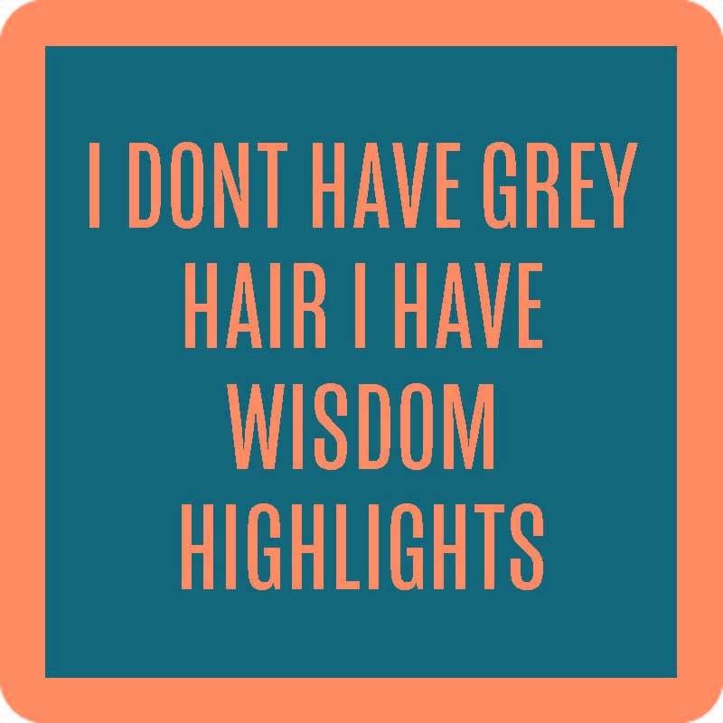 Wisdom Highlights — Drinks on Me coasters
