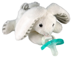 RaZbuddy Coco Bunny Paci/Teether Holder — RaZbaby Baby Soothers