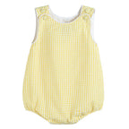 Classic Yellow Gingham Baby Bubble Romper — Lil Cactus Baby & Toddler Outfits