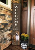 Pit Bull Welcome sign — E&S Pets