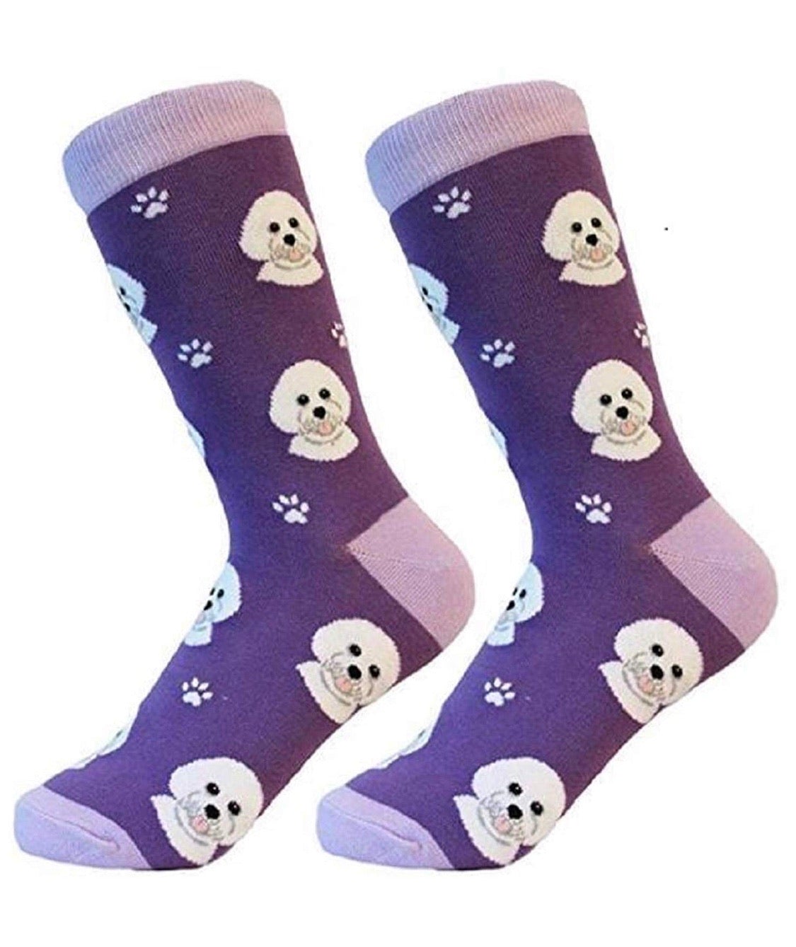 Bichon Frise Socks - Premium Socks from Sock Daddy - Just $10.95! Shop now at Pat's Monograms