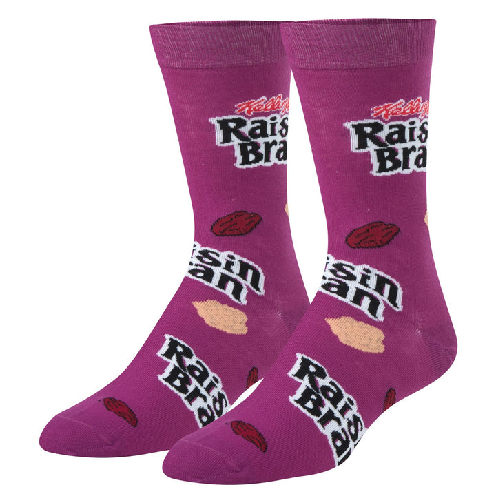Raisin Bran Crew Socks - Premium Socks from Crazy Socks - Just $7.00! Shop now at Pat's Monograms