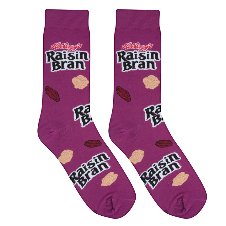 Raisin Bran Crew Socks - Premium Socks from Crazy Socks - Just $7.00! Shop now at Pat's Monograms