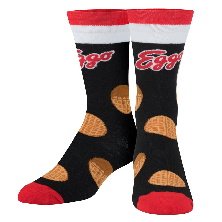 Eggo Waffle Crew Socks - Premium Socks from Crazy Socks - Just $8! Shop now at Pat's Monograms