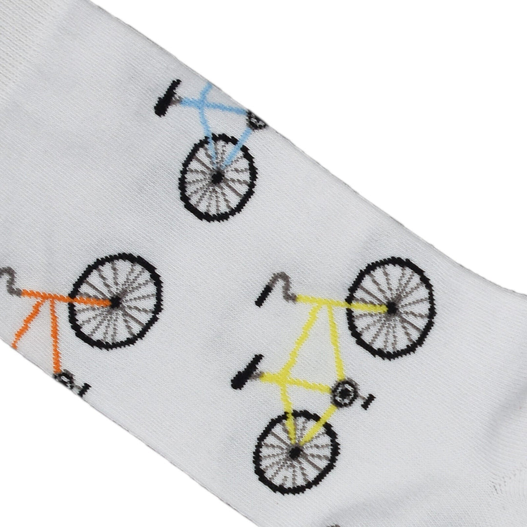 Bicycles Crew Socks - Premium Socks from Crazy Socks - Just $7.00! Shop now at Pat's Monograms
