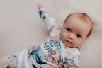 Watercolor Flower Knotted Baby Gown and Knot Cap - Premium Just for baby from Three Little Tots - Just $24.95! Shop now at Pat's Monograms